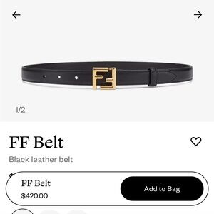 Fendi belt
